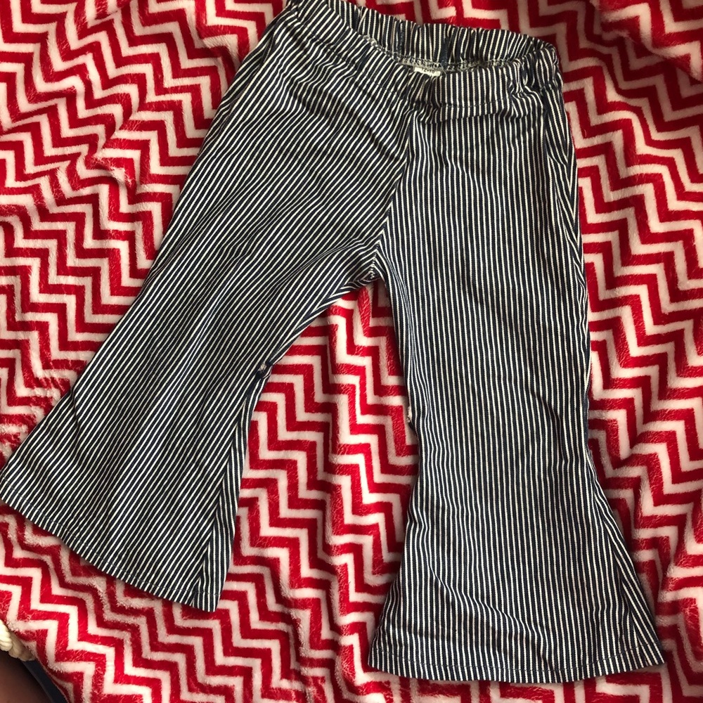 Pinstripe bell bottoms 12-18m